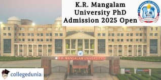 K.R. Mangalam University PhD Admission 2025 Open; Apply by March 4!